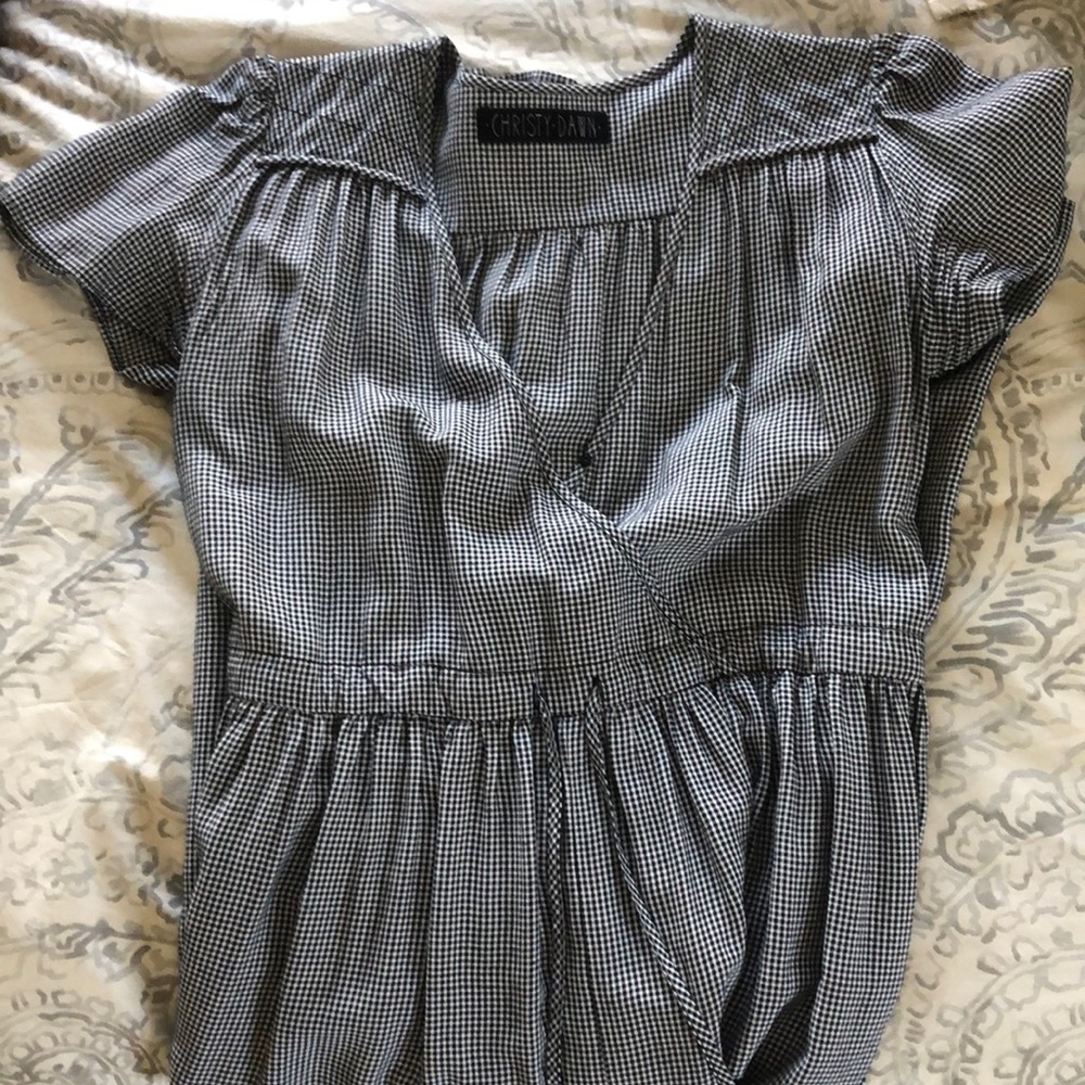 Christy dawn dress in gingham
